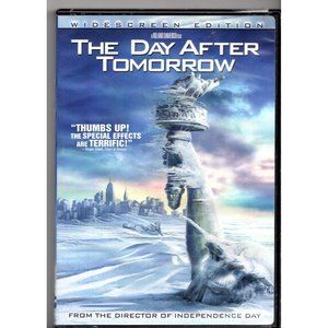 THE DAY AFTER TOMORROW DVD, AMAZING DISASTER SPECIAL EFFECTS, Rated PG-13